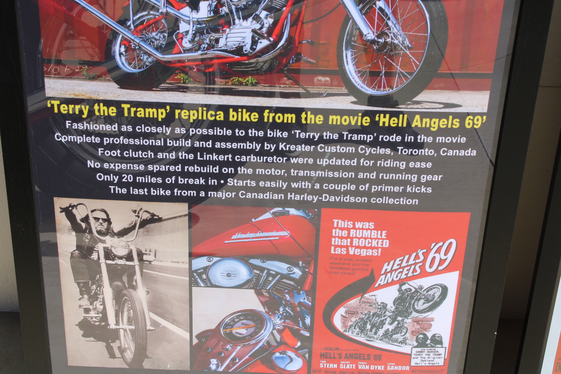 1959 Harley Davidson “Hells Angels 69” Movie Bike – Tucson Classic